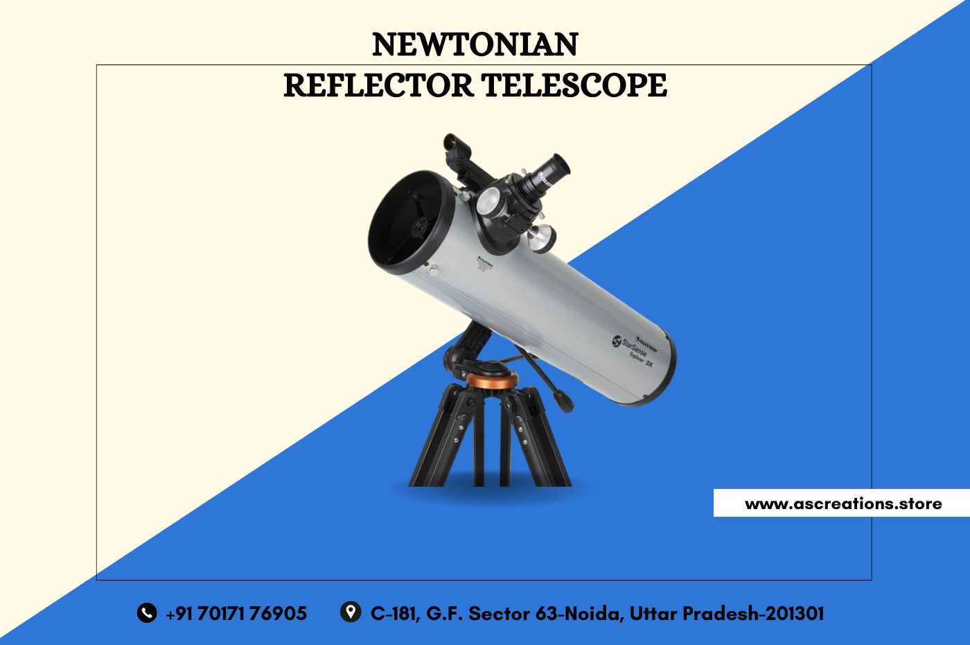 Newtonian Reflector Telescope