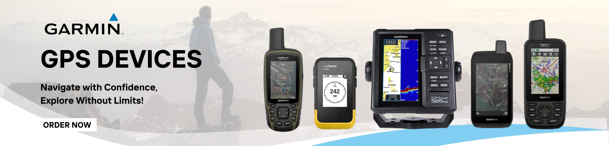 garmin gps as store silder