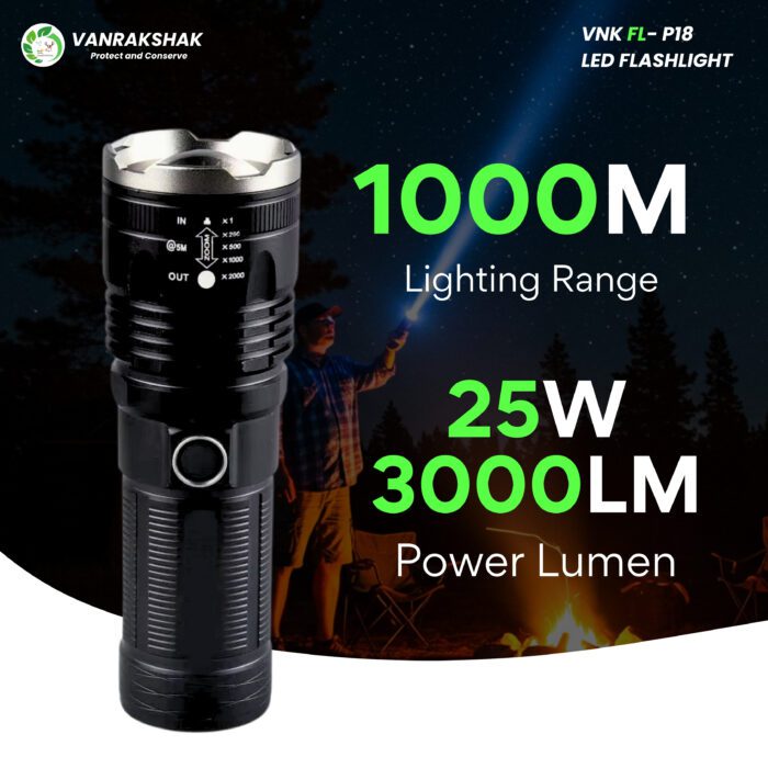 VNK FL- P18 | LED FLASHLIGHT