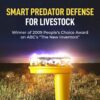 FOXLIGHTS Solar Night Predator Deterrent - LED Light