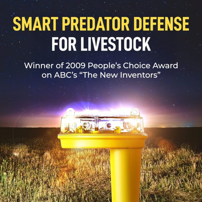 FOXLIGHTS Solar Night Predator Deterrent - LED Light