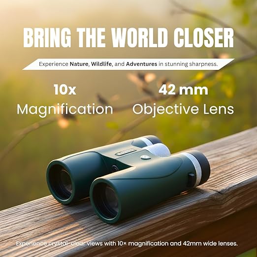TEJAS 10X42 Pro | Vanrakshak Binoculars