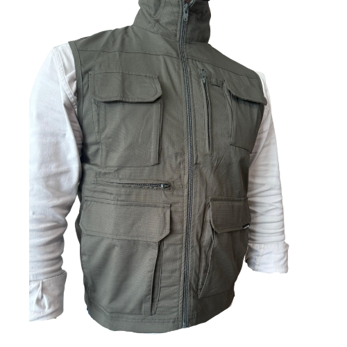 Breathable Hiking Half Sleeve Jacket – Dark Green