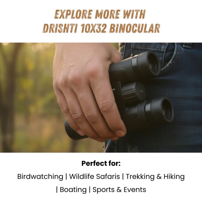 Drishti 10×32 Binocular – Compact, Clear & Powerful Vision