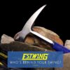 Estwing E3-22P 22 oz Rock Pick with Pointed Tip & Shock Reduction Grip