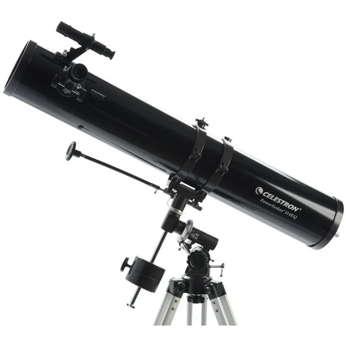 CELESTRON TELESCOPE- POWERSEEKER 114EQ | (Unused | Only Box Damage)